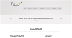Desktop Screenshot of donasebenta.com